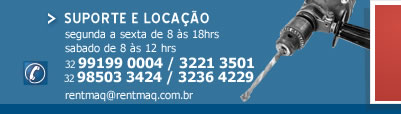 Suporte e Loca&ccedil;&atilde;o de Equipamentos | Juiz de Fora e Regi&atilde;o | 32 99199-0004 / 3212-3501 - 32 98503-3424 / 3236-4229
